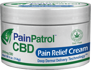 PainPatrol™ CBD Pain Relief Cream 4 oz. Jar 200mg CBD